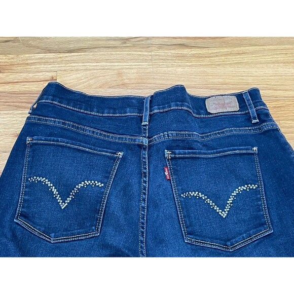 Levi's 512 Women's 14 Blue Jeans Denim Cotton Bootcut 5-Pockets Workwear Outdoor - Picture 3 of 11